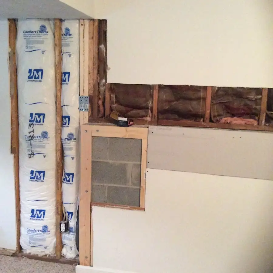 Wall insulation replacement during Odor Removal & Deodorization in Hubbard